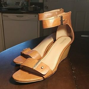Merona Heeled Wedges (Camel)
